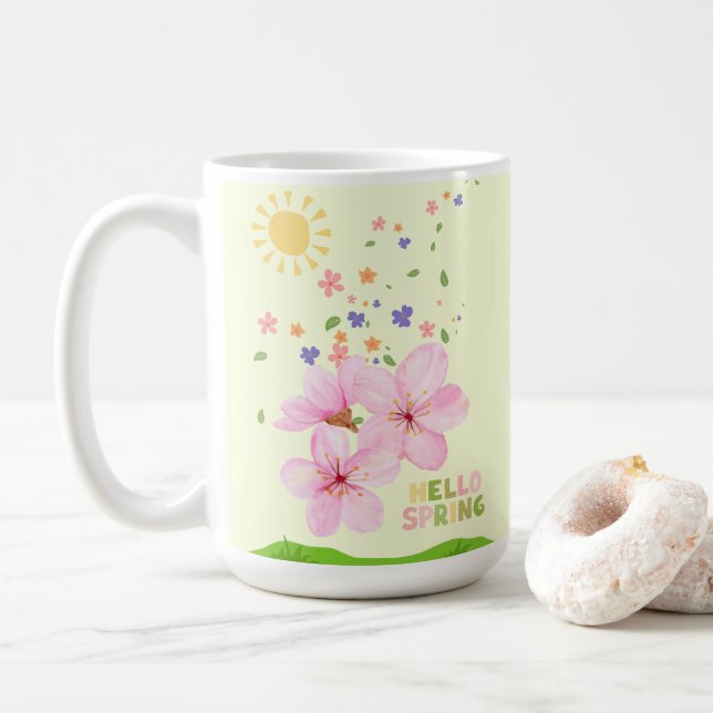 garden coffee mug (With Donut)