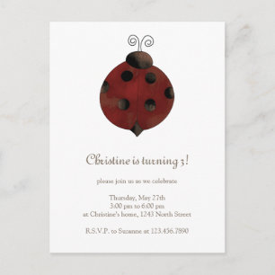 Garden Collection · Ladybug Postcard