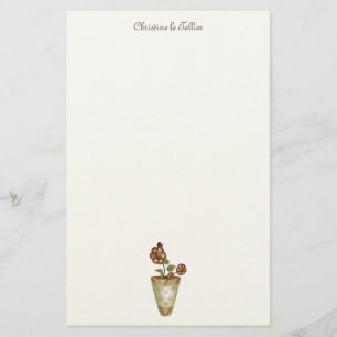 Garden Collection · Potted Flowers Stationery