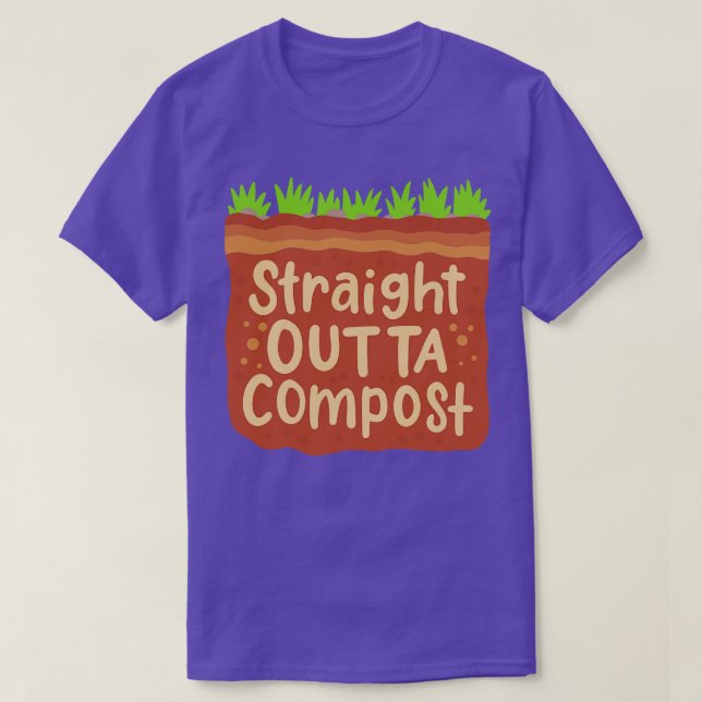 Garden Compost Gift T-Shirt (Design Front)
