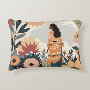 Garden Contemplation Decorative Cushion