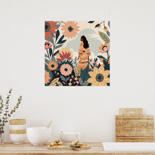 Garden Contemplation Poster