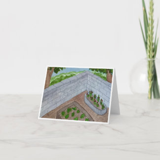 Garden Corner Greeting Card