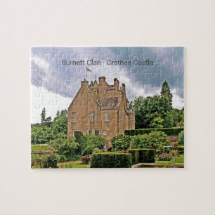 Garden Crathes Castle, Scottish Burnett Clan Jigsa Jigsaw Puzzle