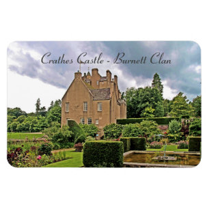 Garden Crathes Castle, Scottish Burnett Clan Magnet