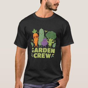Garden Crew Vegetable Characters funny T-Shirt