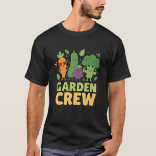 Garden Crew Vegetable Characters funny T-Shirt