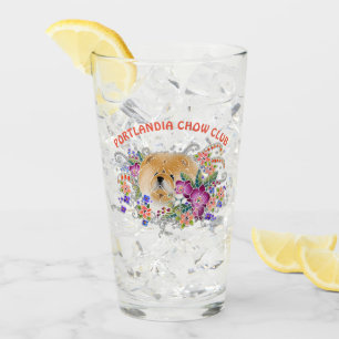 GARDEN DANCE Chow16 ounce CUSTOMIZED glass