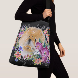 GARDEN DANCE CHOW - Designer crossbody or tote bag