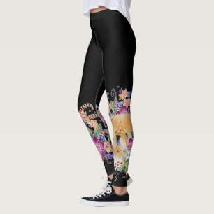 GARDEN DANCE CHOW - Designer leggings