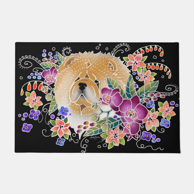 GARDEN DANCE CHOW - Indoor/Outdoor door mat (Front)