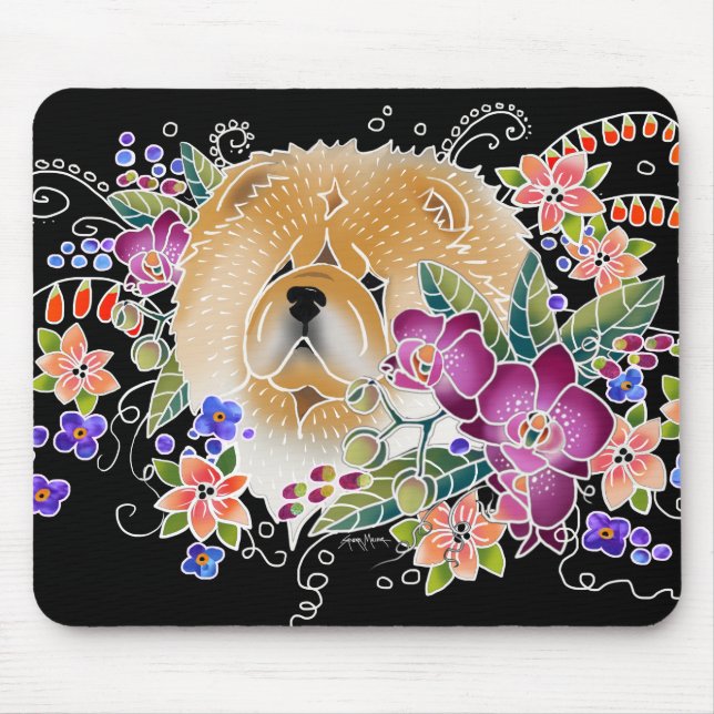 GARDEN DANCE Chow -  Mouse Pad (Front)