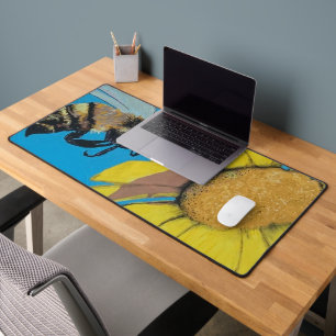 'Garden Dance' Painting on a Desk Mat