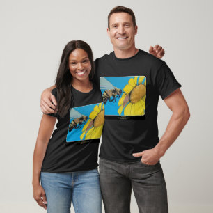 'Garden Dance' Painting on a T-Shirt