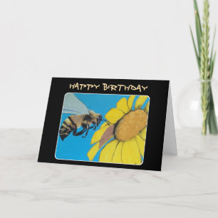 'Garden Dance' Painting on a Thank You Card