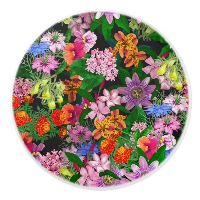 Garden Delights Ceramic Knob (Front)
