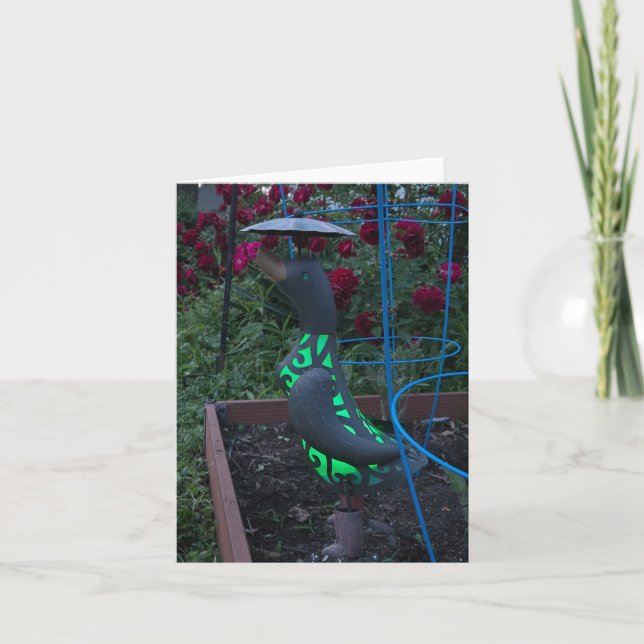 Garden Duck Card (Front)