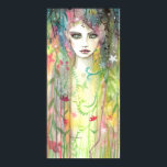 Garden Faerie Woman Abstract Pop Art Poster<br><div class="desc">"Garden Faerie" © Molly Harrison 2012 www.mollyharrisonart.com From my original watercolor and acrylic painting.</div>