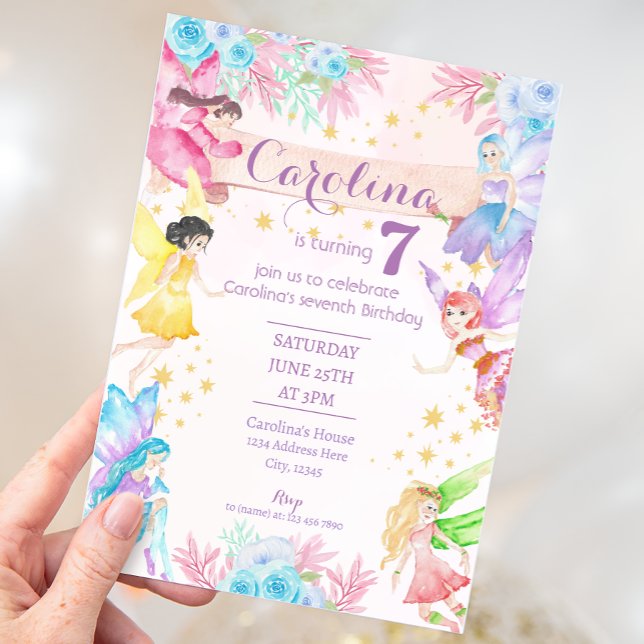 Garden Fairies Birthday Invitation (Creator Uploaded)