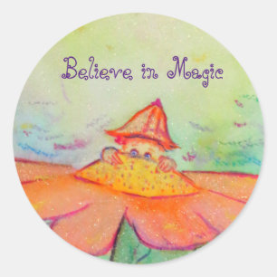 Garden Fairies Flower Art Custom Sticker Decals