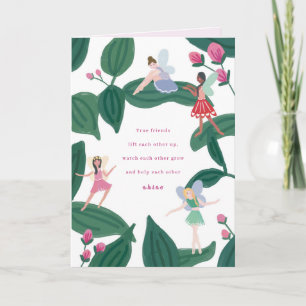 Garden Fairies Friendship Greeting Card