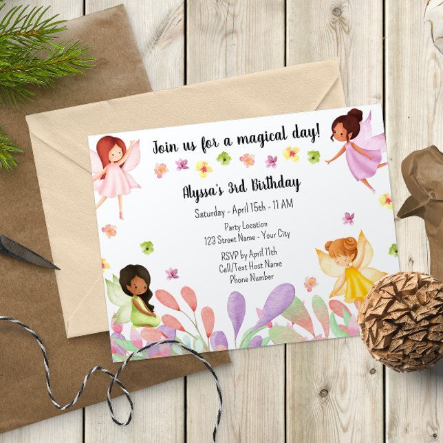 Garden Fairy Birthday Invitation (Creator Uploaded)