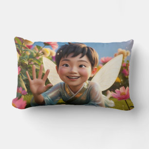 Garden Fairy Greetings Lumbar Cushion