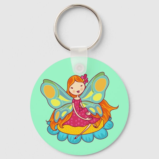 Garden Fairy Key Ring (Front)