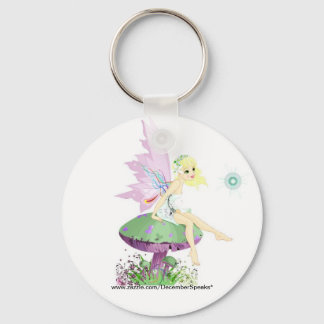 Garden fairy key ring