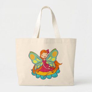 Garden Fairy Large Tote Bag