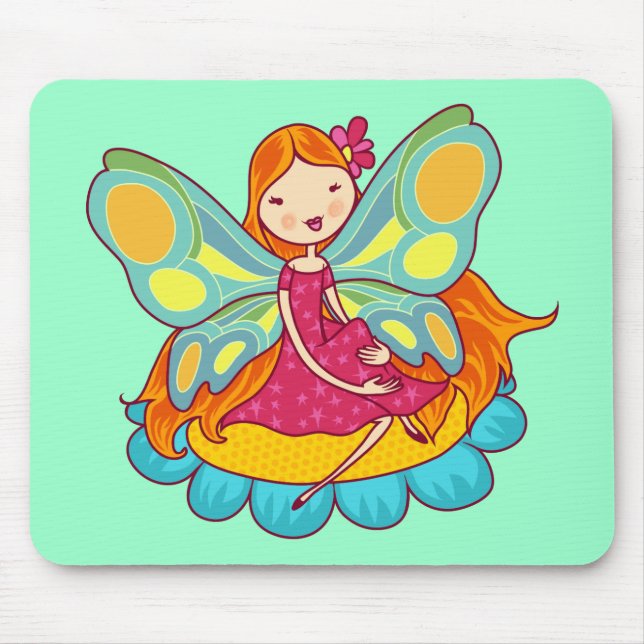 Garden Fairy Mouse Pad (Front)