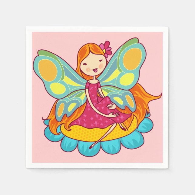 Garden Fairy Napkin (Front)