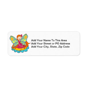 Garden Fairy Return Address Label