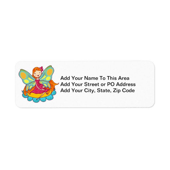 Garden Fairy Return Address Label (Front)