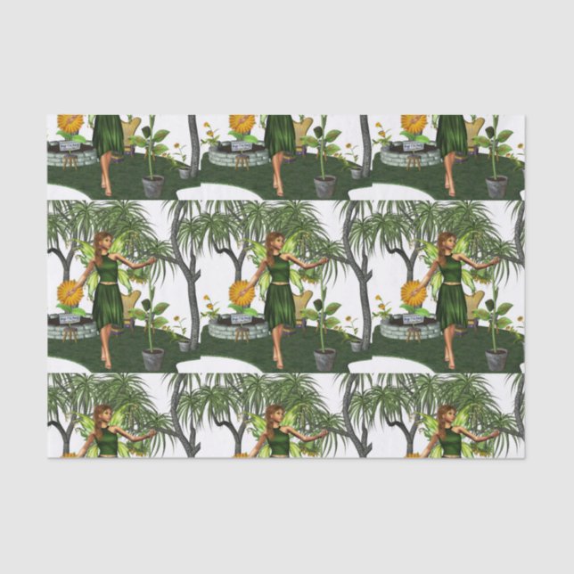 Garden Fairy Tissue Paper (Front)