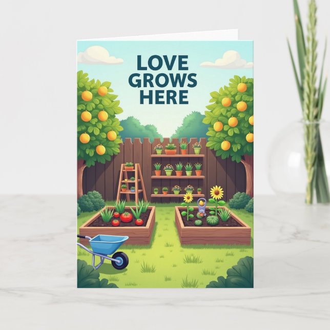 Garden Fathers Day Card (Front)