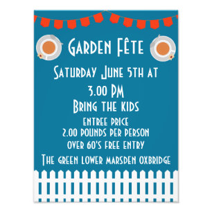 Garden Fete Invitation Photo Print