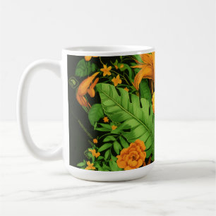 Garden Floral Flower Plant Green Nature Coffee Mug