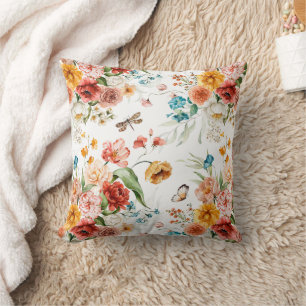 Garden Floral Pattern Cushion