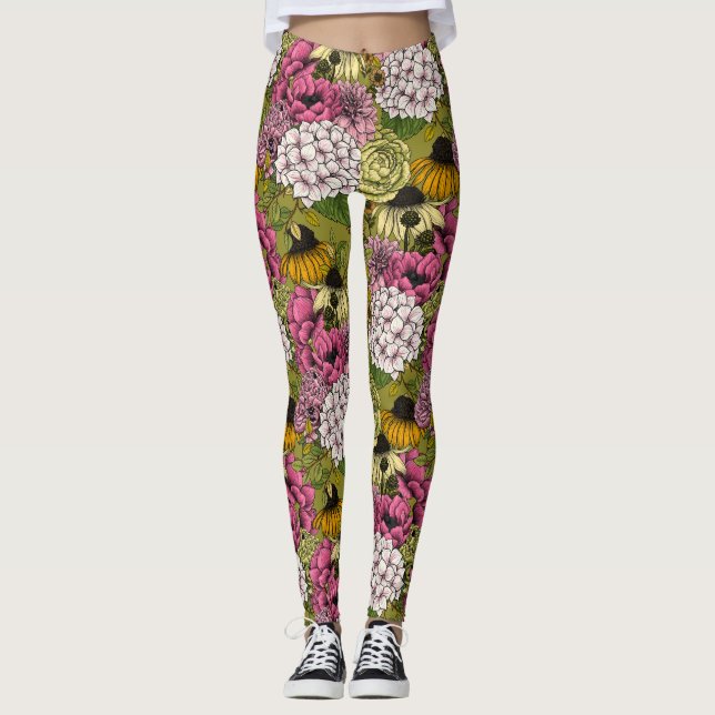 Garden florals 2 leggings (Front)
