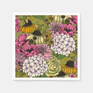 Garden florals 2 napkin