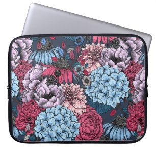 Garden florals laptop sleeve
