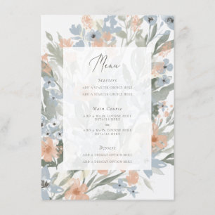 Garden Flourish Menu Card