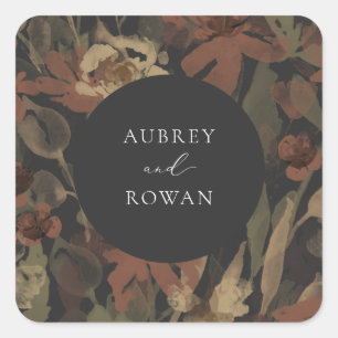 Garden Flourish  Square Sticker