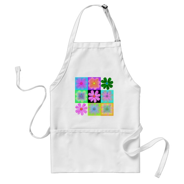 Garden Flower-9-apron Standard Apron (Front)