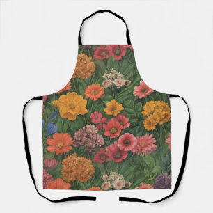 GARDEN FLOWERS APRON
