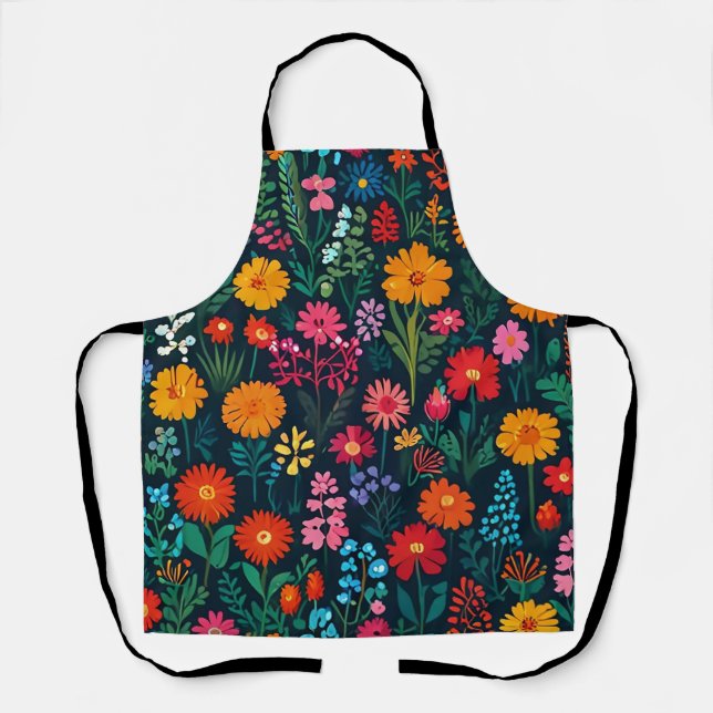 GARDEN FLOWERS APRON (Front)