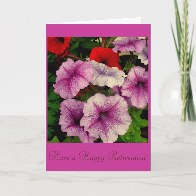 Garden Flowers. Card (Front)