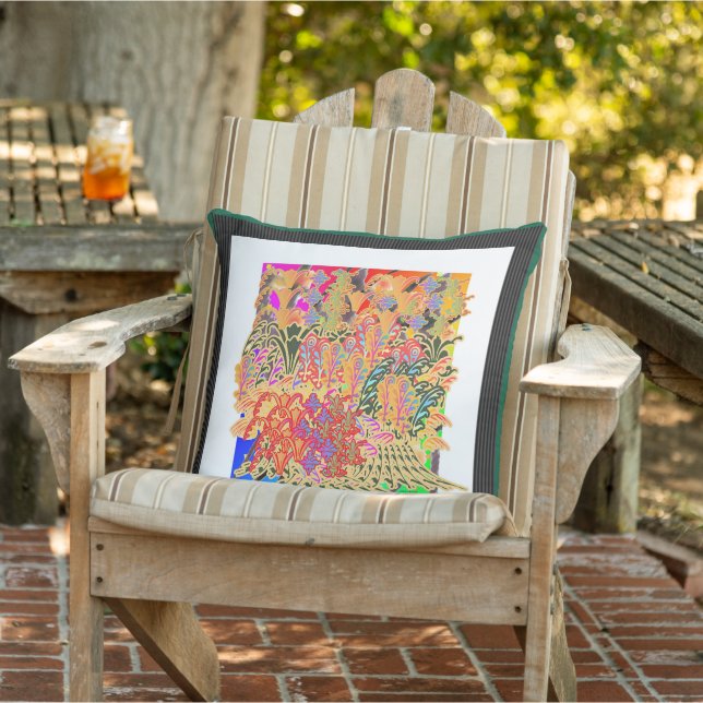Garden Flowers Cushion (Chair)