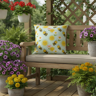 Garden Flowers Cushion